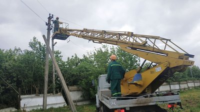 Негода на Рівненщині: вітер знеструмив майже два десятки сіл, дерева падали на авто