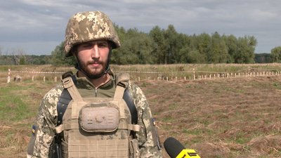 Командир батальйону розмінування Владислав Гулич Командир батальйону розмінування Владислав Гулич