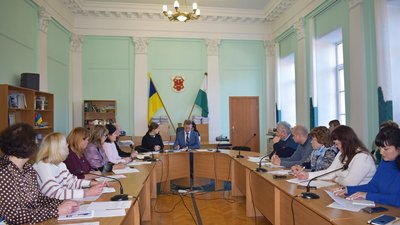 Засідання Ради з питань ВПО у Полтаві Засідання Ради з питань ВПО у Полтаві