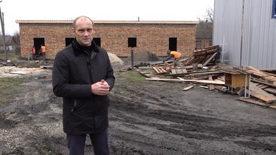 Раніше був тир: у школі на Черкащині споруджують укриття Раніше був тир: у школі на Черкащині споруджують укриття