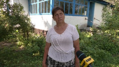 Кума Анна Жабко, до якої збігла жінка з дітьми