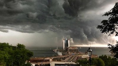 Погода, Одеса, штормове попередження