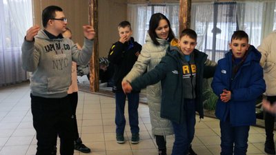 На Вінниччині організували зимовий інклюзивний табір