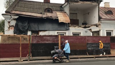 Чому обвалився фасад пам'ятки архітектури на Волині та коли відремонтують будівлю