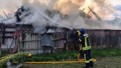 Пожежа у селі Лапні Ковельського району
