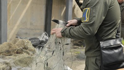 На Одещині знищили понад 1,2 тисячі заборонених знарядь лову На Одещині знищили понад 1,2 тисячі заборонених знарядь лову