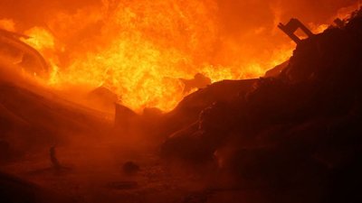 Атака РФ на Одещину 22 вересня 2026 року, складські приміщення