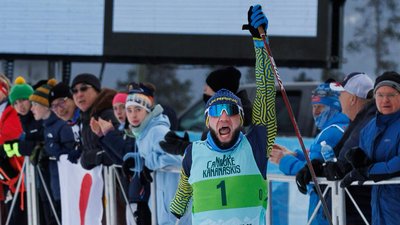 Український паралімпієць Сергій Романюк на Кубку світу з лижних перегонів у Кенморі
