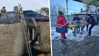 Дівчина загинула в пожежі. Бобринець 27 01 26