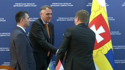 Рівне відвідав посол Нідерландів Йеннес де Мол та сказав, де бачить співпрацю