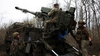 Українські артилеристи 3-ї оперативної бригади "Спартан" Нацгвардії