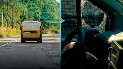 РФ атакувала авто «Укрпошти» на прикордонні Чернігівщини: що кажуть у компанії