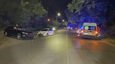 Аварія на вулиці Глушець у Луцьку
