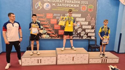 Закарпатець став чемпіоном України серед мінікадетів з настільного тенісу
