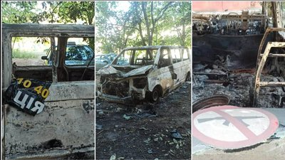 Розтрошена під час обстрілу 5 вересня 2026 року автівка волонтерів