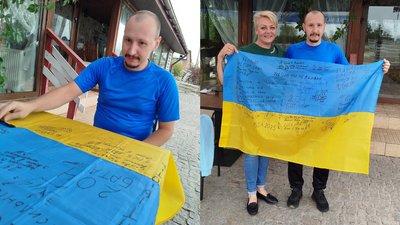 Зустріч звільненого з полону, Кирило Вєтров, 14 бригада