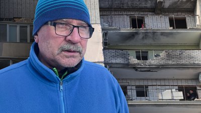 Пошкоджені балкони, вибиті вікна. Російський безпілотник врізався у багатоповерхівку у Херсоні