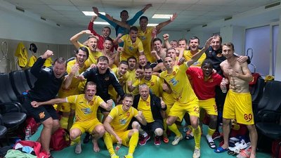 "Інгулець" з Кіровоградщини став лідером чемпіонату України з футболу у першій лізі