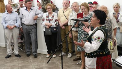 Під час відкриття виставки Івана Мердака Під час відкриття виставки Івана Мердака