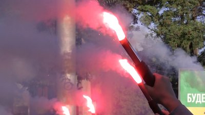 В Запоріжжі відбулася акція протесту проти банкрутства ДП "Таврія"