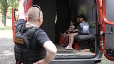 Евакуація, Шахтарське, діти, шелтер, Павлоград