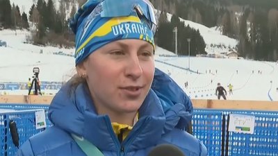 Українська лижниця Дарина Мигаль