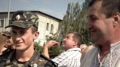 Закінчення військової кафедри в 2014 році. Прийняття військової присяги Закінчення військової кафедри в 2014 році. Прийняття військової присяги