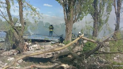У Лозівській громаді показали наслідки ракетного удару по Краснопавлівці