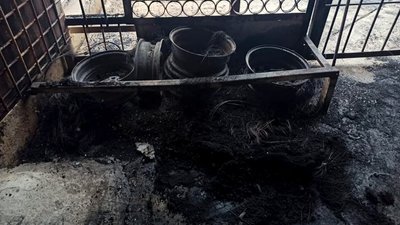 У місті Южноукраїнську вночі підпалили склад з автомобільними шинами У місті Южноукраїнську вночі підпалили склад з автомобільними шинами