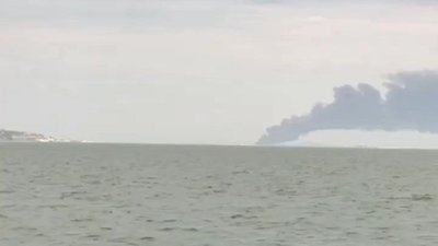У російському порту "Кавказ" затонув пором з паливними цистернами