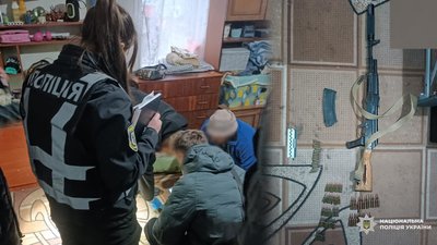 Продаж зброї на Чернігівщині: житель області зберігав вдома автомат та понад 200 набоїв