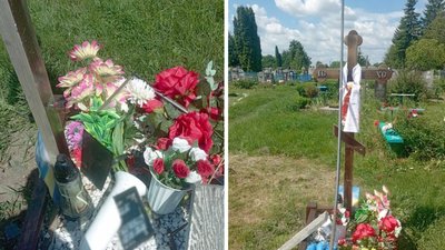 На Звенигородщині пошкодили могилу військовослужбовця