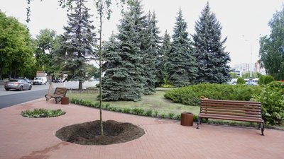 На Полтавщині відкрили "Алітуський" сквер