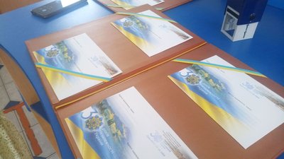 У Сумах відбулось спецпогашення конвертів до Дня Незалежності