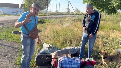 Евакуація людей з прифронтової зони на Донеччині