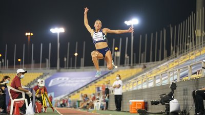 Бех-Романчук з найкращим стрибком у сезоні виграла етап Діамантової ліги