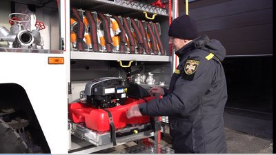 У Черкасах тестували новий пожежний автомобіль