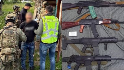 Зброя, люди, правоохоронці, поліція, слідчі, оперативники