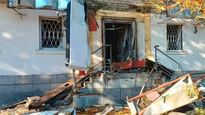 Нікопольщина, обстріли, пошкоджений банк