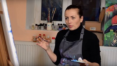 Продає свої картини колекціонерам по всьому світу. Олеся Гудима. СУСПІЛЬНЕ | ЛЮДИ