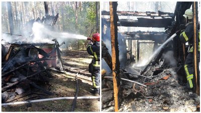 На Донеччині у дитячому таборі згорів будинок