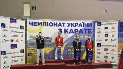 Каратисти Житомирщини привезли з Чемпіонату України комплект нагород Каратисти Житомирщини привезли з Чемпіонату України комплект нагород