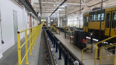 Трамвайне депо після реконструкції Трамвайне депо після реконструкції