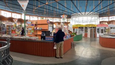 Центральний ринок Сум відкрився після карантину (прямий ефір)