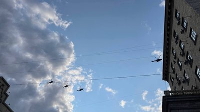 У Києві розпочалася фінальна репетиція військового параду. Як це відбувається У Києві розпочалася фінальна репетиція військового параду. Як це відбувається