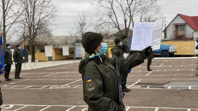 Миколаївські нацгвардійці склали присягу Миколаївські нацгвардійці склали присягу