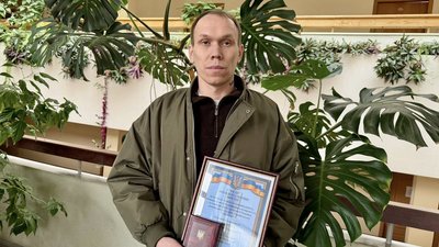 Олександр Голдирєв, медаль "Захисник Вітчизни"