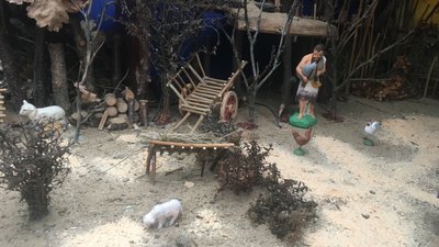 На Житомирщині француз створив Різдвяний вертеп у теплиці На Житомирщині француз створив Різдвяний вертеп у теплиці