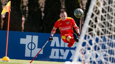 Луцькі "Хрестоносці" — другі після першого раунду чемпіонату України з ампфутболу Луцькі "Хрестоносці" — другі після першого раунду чемпіонату України з ампфутболу