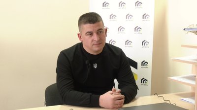 Директор комунального закладу "Дім воїна" Микола Крошний Директор комунального закладу "Дім воїна" Микола Крошний